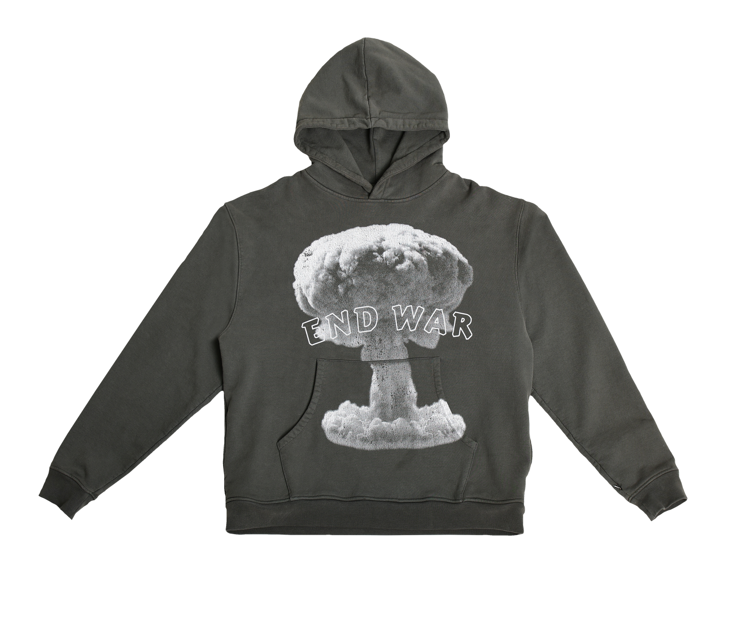 END WAR PULLOVER - GREY