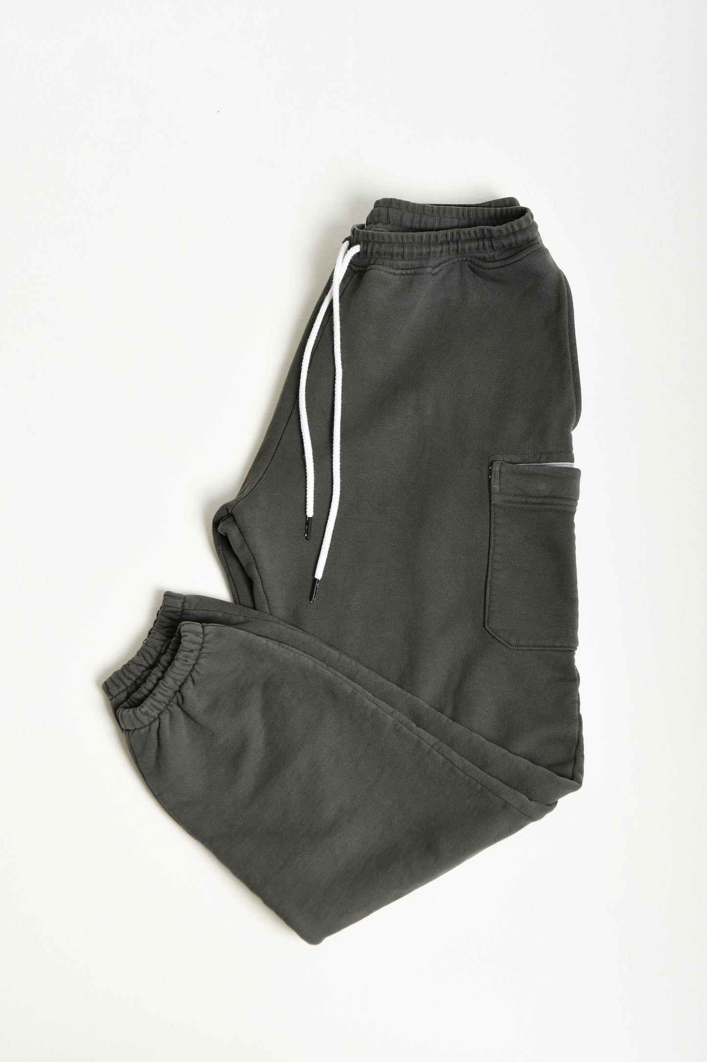 MULTI POCKET SWEAT PANTS - GREY