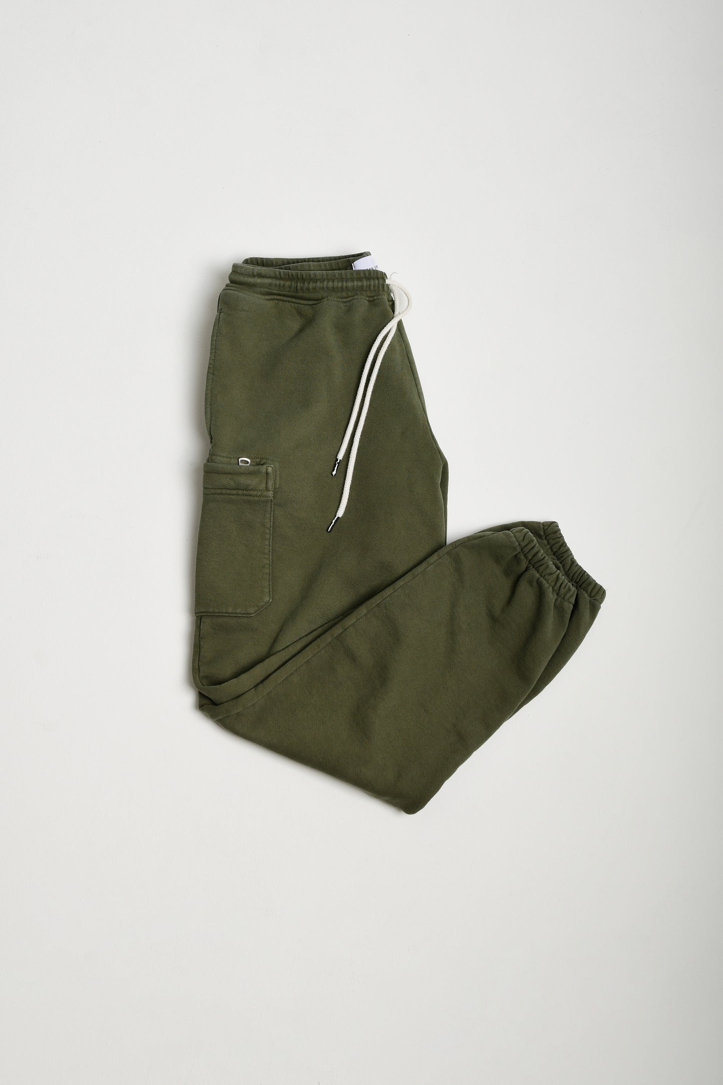 MULIT POCKET SWEAT PANTS - ARMY GREEN